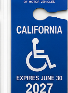 California Handicap Permit